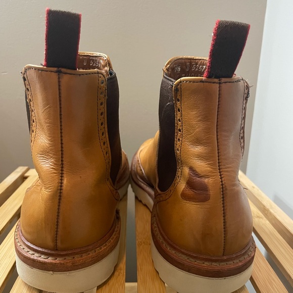 Allen Edmonds Brown Leather Walker Boots Men’s 9.5 - Picture 5 of 10